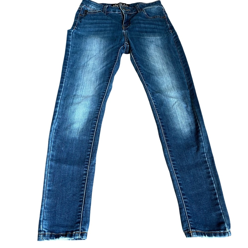 Enjean Jeans Womens Size 3 Dark Wash Denim Skinny‎ Leg Stretch Casual Pants
